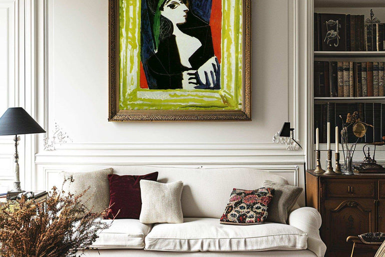 Cubism,Wall Art,Canvas Print,Framed,Home Decor CC 3 - ParfaiteArt