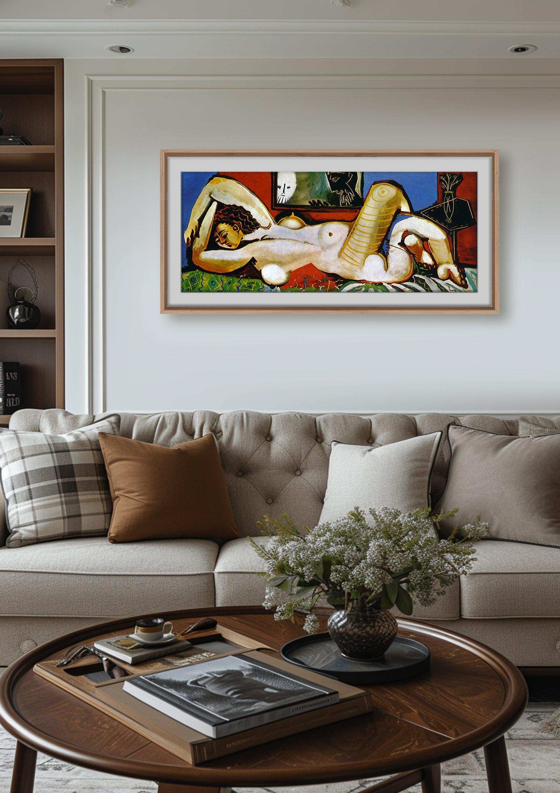 Cubism,Wall Art,Canvas Print,Framed,Home Decor CC 2 - ParfaiteArt