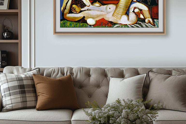 Cubism,Wall Art,Canvas Print,Framed,Home Decor CC 2 - ParfaiteArt