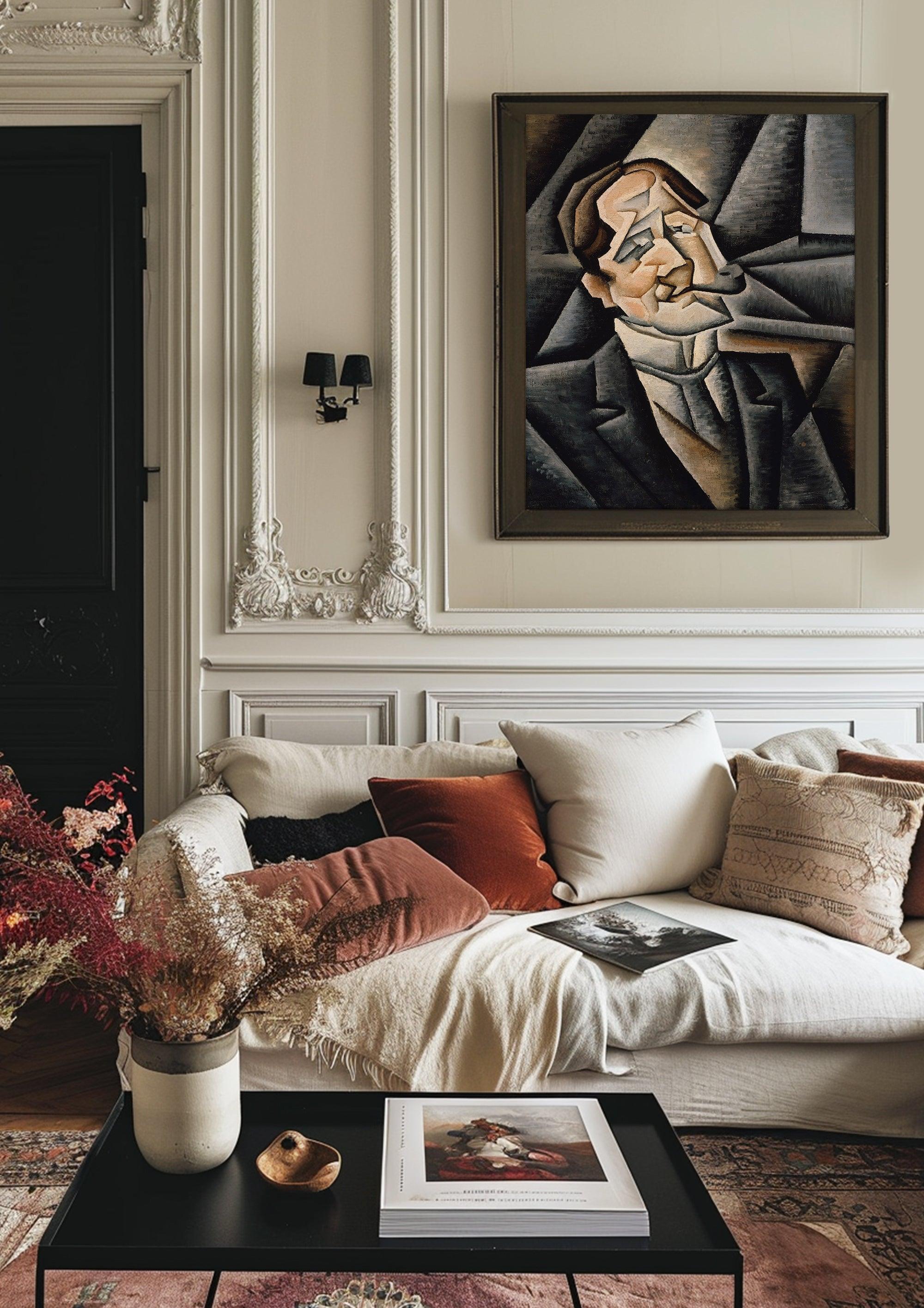Cubism,Wall Art,Canvas Print,Framed,Home Decor CC 7 - ParfaiteArt