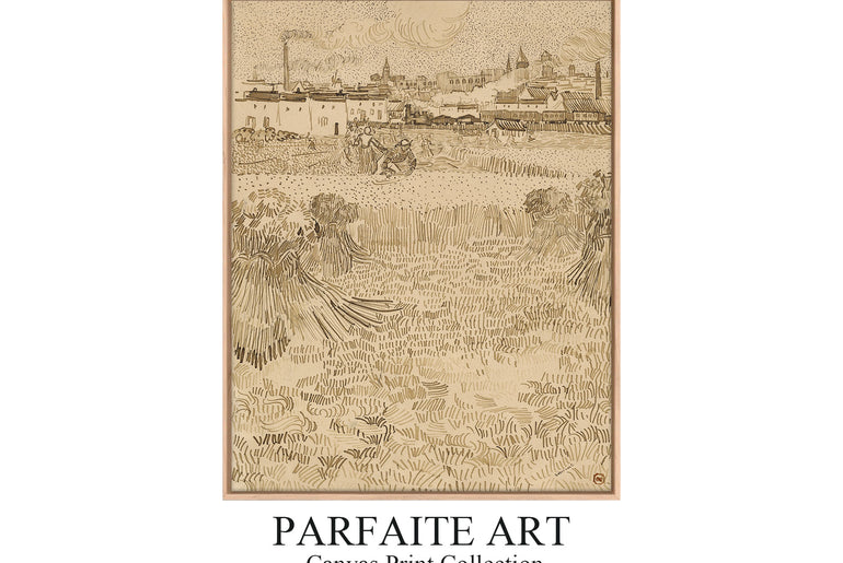 Arles; View from the Wheatfields (1888) - Vincent van Gogh