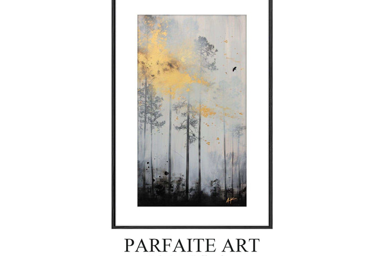 Abstract Alcohol Ink Art on Framed Fine Art Paper - Giclée Prints for an Enigmatic Ambiance Frame