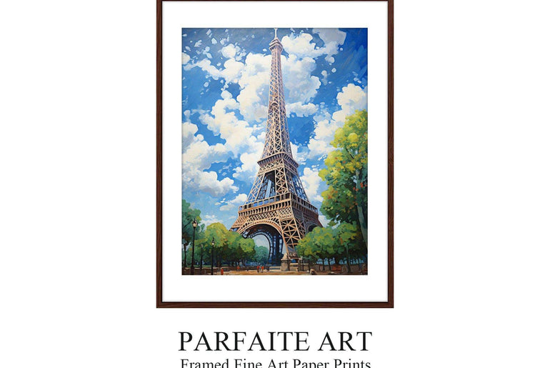 Eiffel Tower,Framed Fine Art Paper Prints，Wall art Prints for Your Home and Office Décor Needs，Vintage Wall Art Print ，Moody Wall Decor，Nature Prints Wall Art， Home Art Decor，High-Quality professional Giclee technique #13