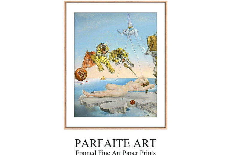 Salvador Dalí Artwork on Framed Fine Art Paper #P1