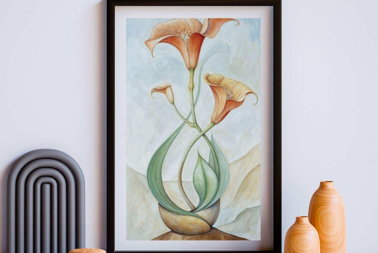 Art Deco,Inspired Botanical ,Giclée Art Prints,Framed Prints #40