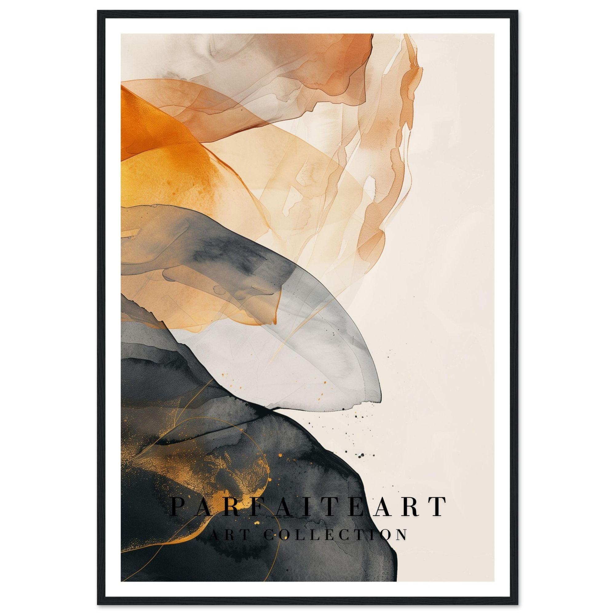 Abstract Painting,Classic Matte Paper Wooden Framed Poster,Wall Art AP 1 - ParfaiteArt