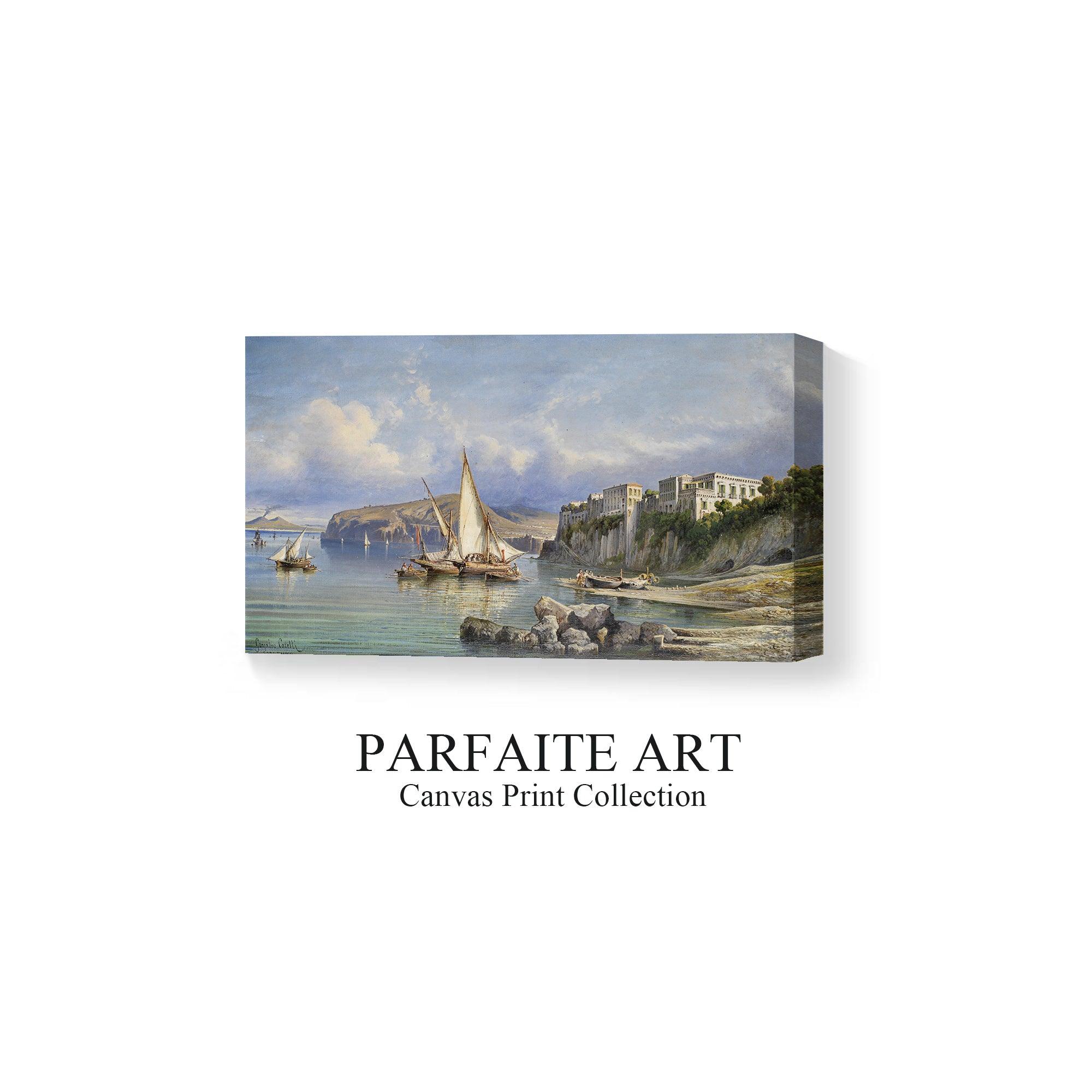 Giclée Prints Framed Landscape Canvas ,Art Gallery Wall,Moody Wall Decor #47 No Frame