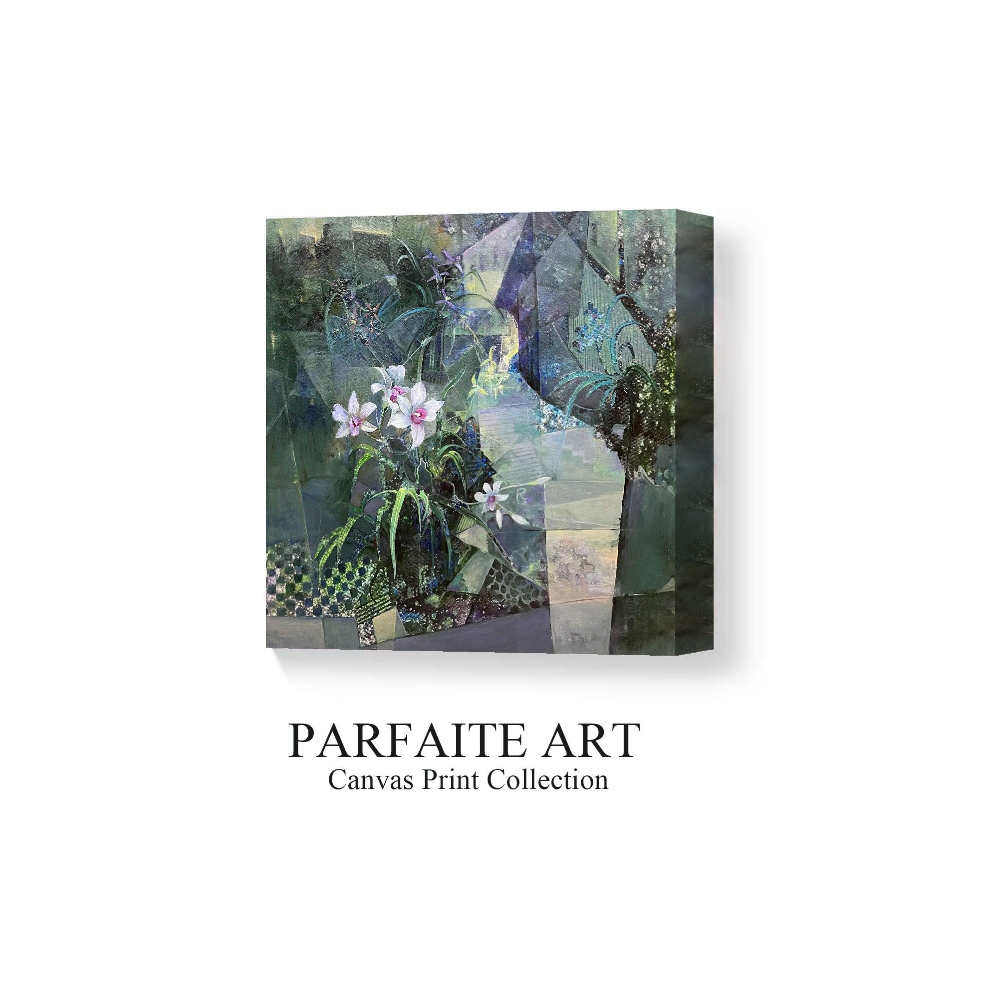 Original Painting,Handmade,Canvas Print,Abstract Art,Botany,Art Decor For Living Room O16 - ParfaiteArt