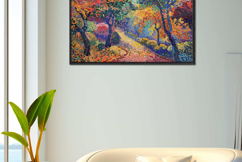 Pointillism Wall Art,Canvas Print PC 6 - ParfaiteArt