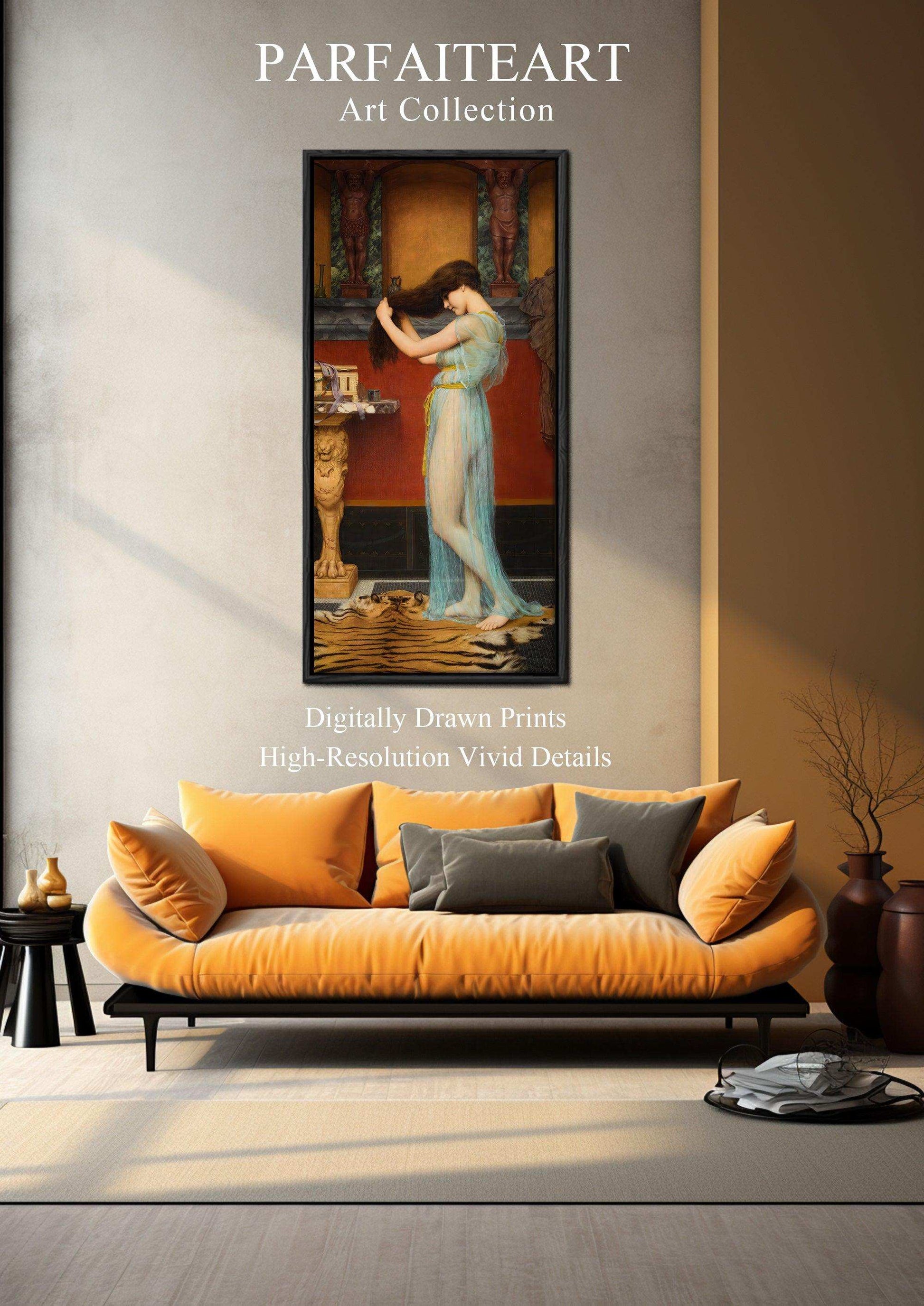 Romanticism,Wall Art,Canvas Print,Framed RC 9 - ParfaiteArt