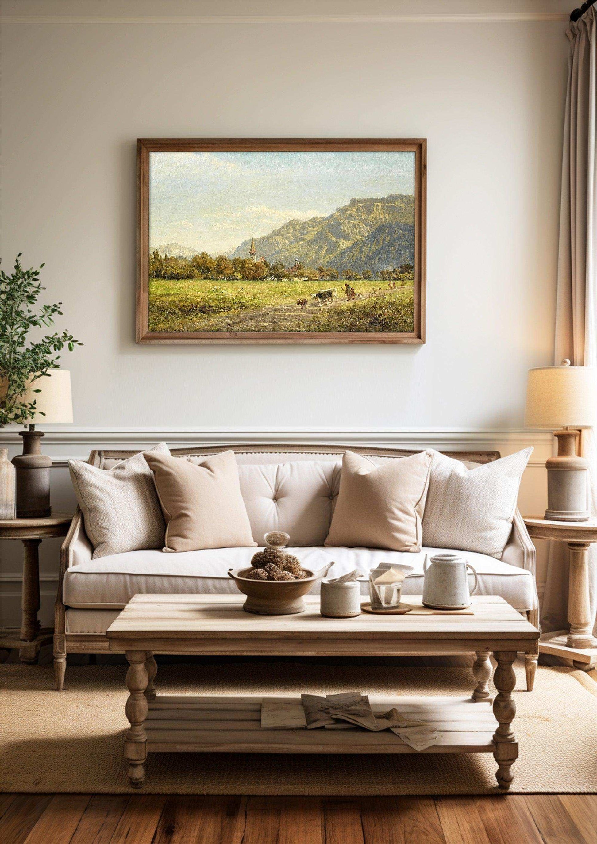 Classical Framed Giclée Prints of Landscapes,Wall Art #50