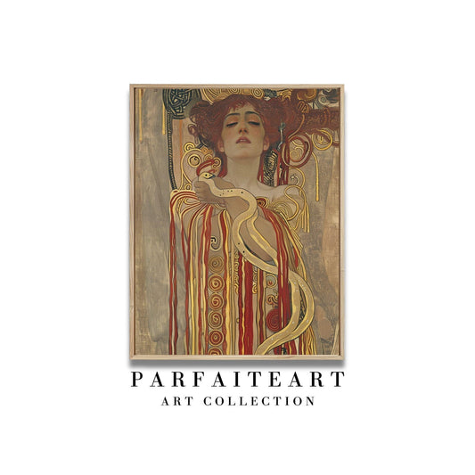 Inspired Giclée Vintage Wall Art,Art Nouveau Portraits,Canvas Prints #89