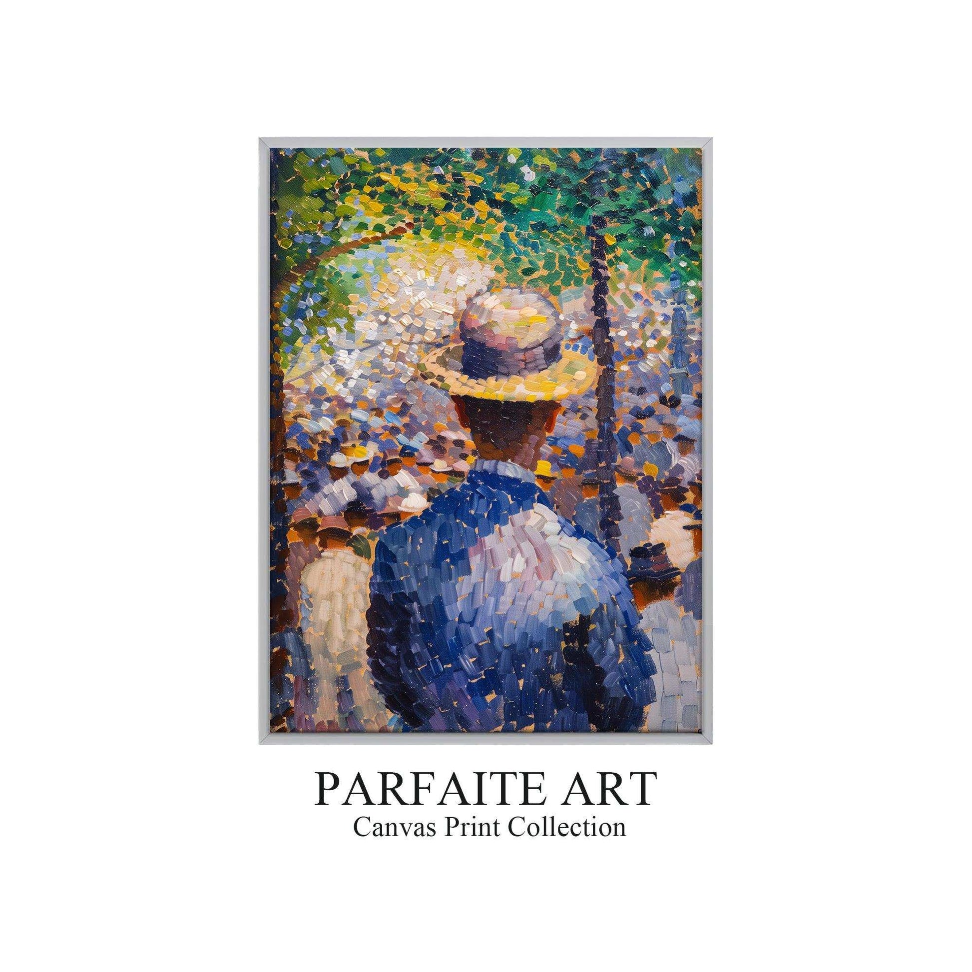 Pointillism Wall Art,Canvas Print PC 4 - ParfaiteArt