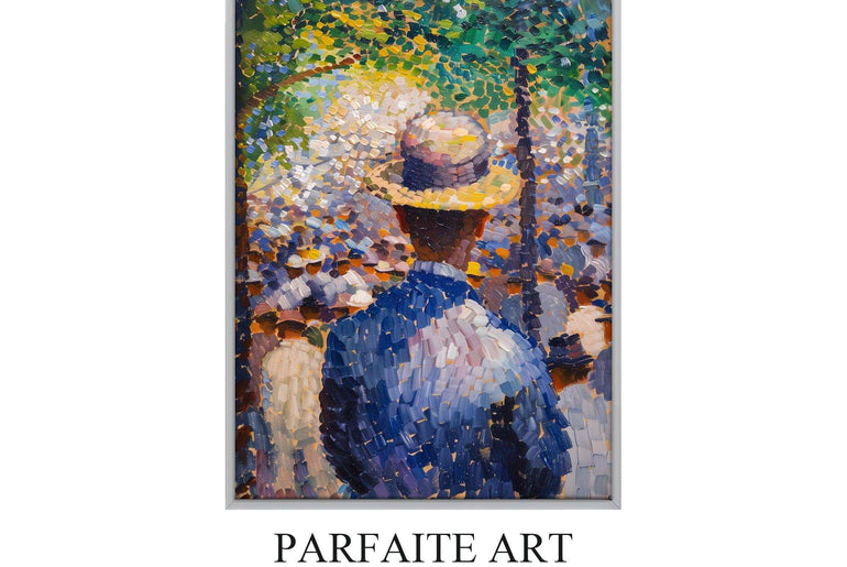 Pointillism Wall Art,Canvas Print PC 4 - ParfaiteArt