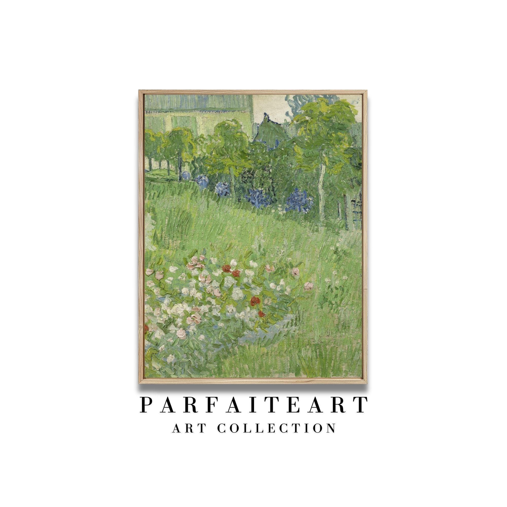 Van Gogh's Vision: Stunning Impressionist Landscape Giclée Prints - Vintage Art Deco Canvas Print #63