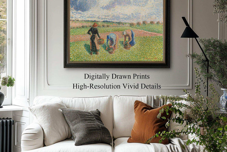 Pointillism Wall Art,Canvas Print PC 1 - ParfaiteArt