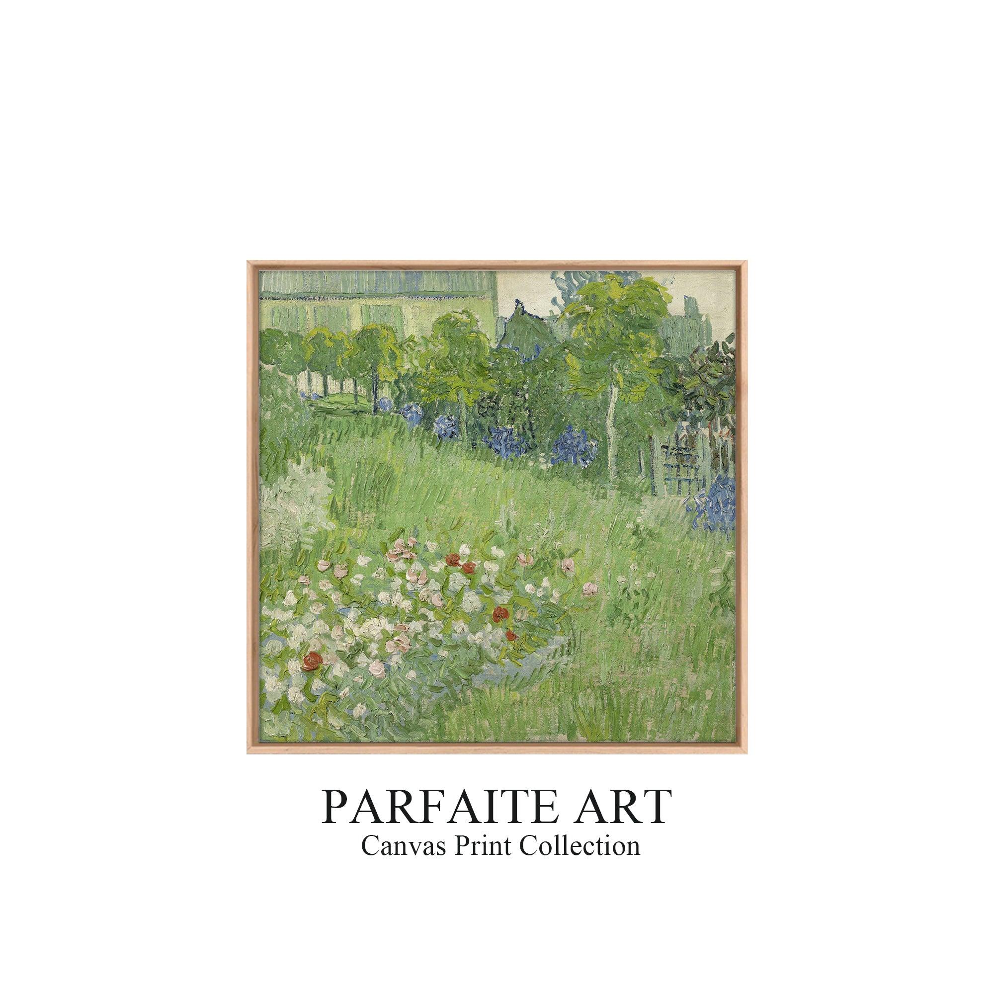 Van Gogh's Vision: Stunning Impressionist Landscape Giclée Prints - Vintage Art Deco Canvas Print #63
