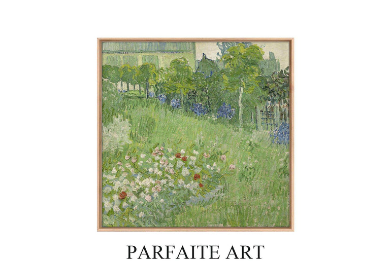 Van Gogh's Vision: Stunning Impressionist Landscape Giclée Prints - Vintage Art Deco Canvas Print #63 Oak