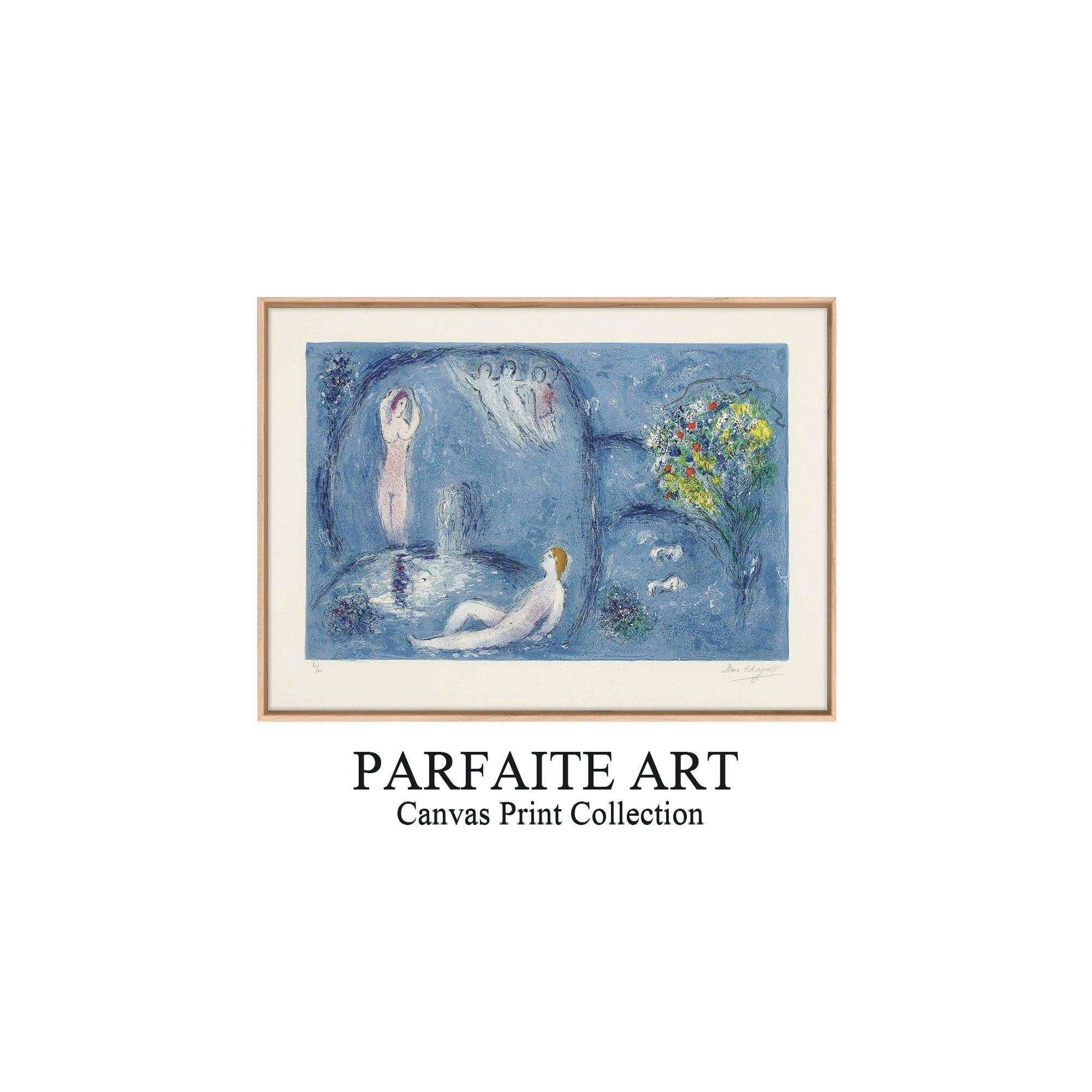 Primitivism,Watercolor,Wall Art,Fine Art Paper Print PF 7 - ParfaiteArt