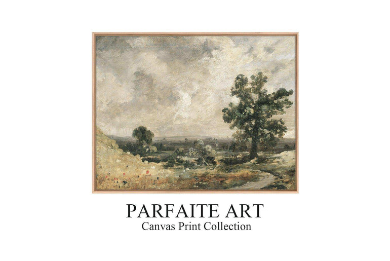 Vintage Giclée Landscape Art Prints ，Iconic Impressionist & Art Deco Inspired Wall Decor #65 Oak