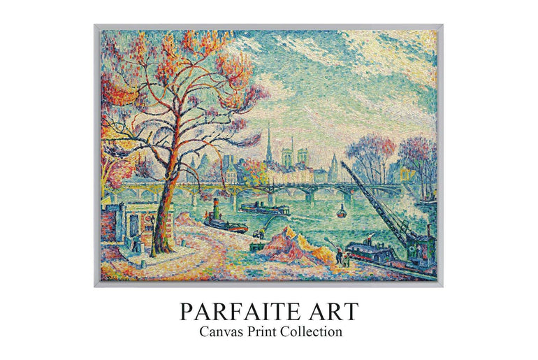 Pointillism Wall Art,Canvas Print PC 13 - ParfaiteArt