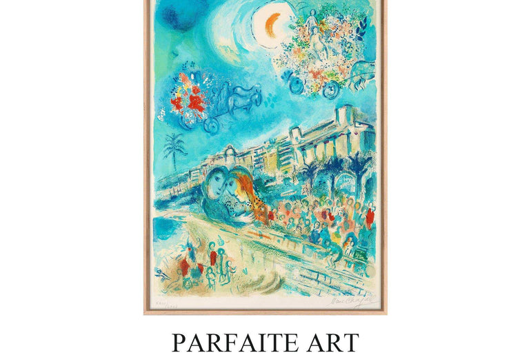 Primitivism,Watercolor,Wall Art,Fine Art Paper Print PF 4 - ParfaiteArt