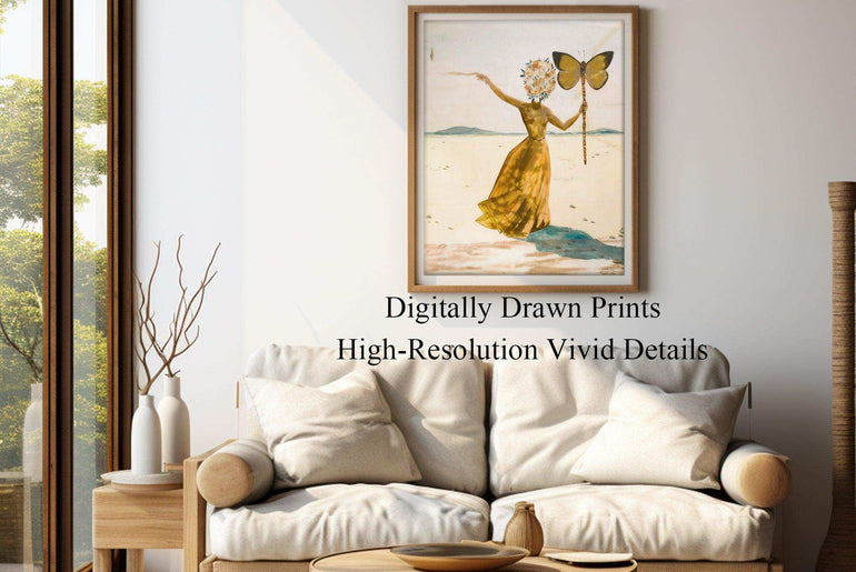 Surrealism,High-Quality Giclée Framed,Poster,Wall Art SPF 7 - ParfaiteArt