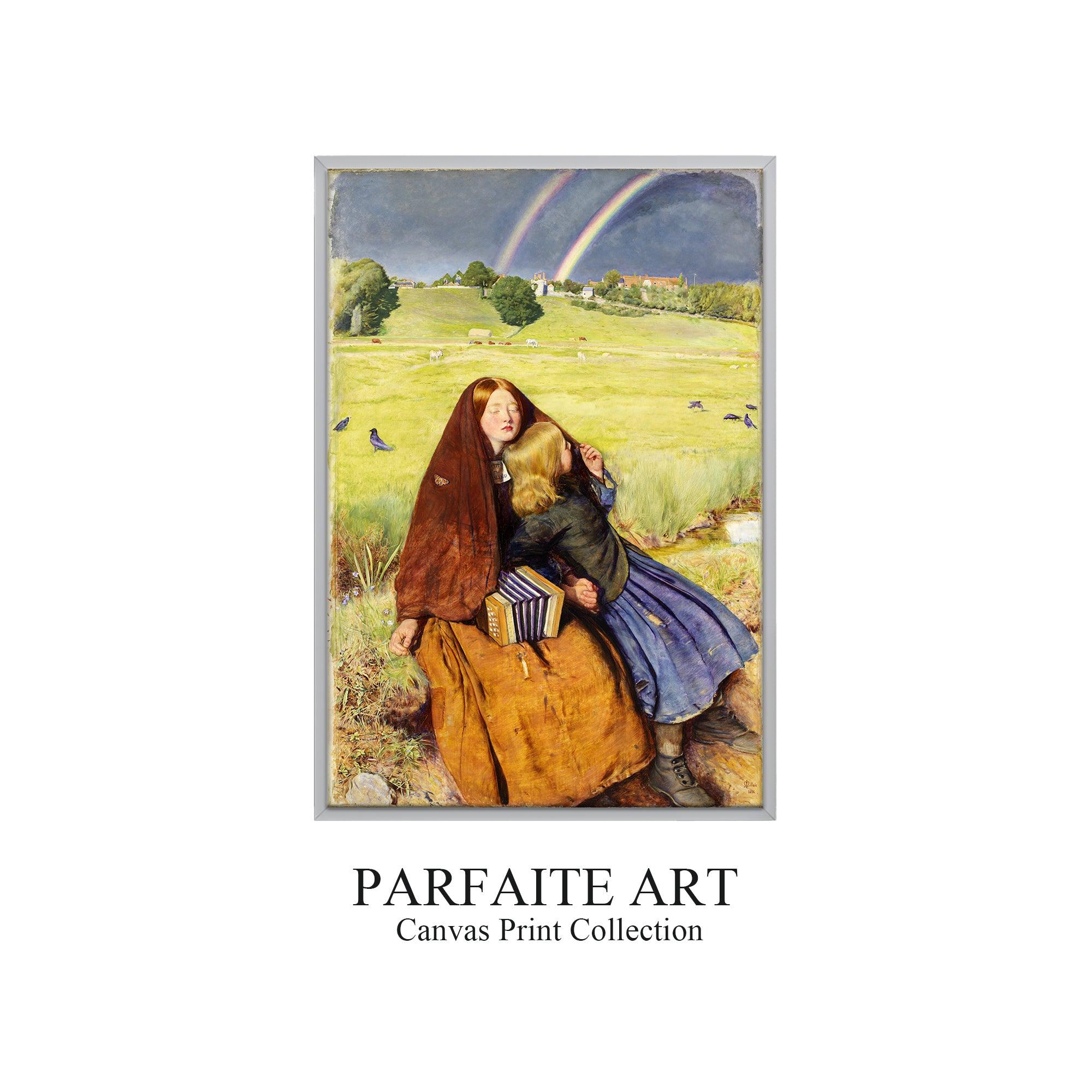 Romanticism,Wall Art,Canvas Print,Framed RC 16 - ParfaiteArt