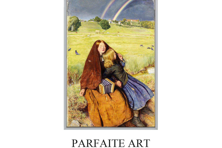 Romanticism,Wall Art,Canvas Print,Framed RC 16 - ParfaiteArt