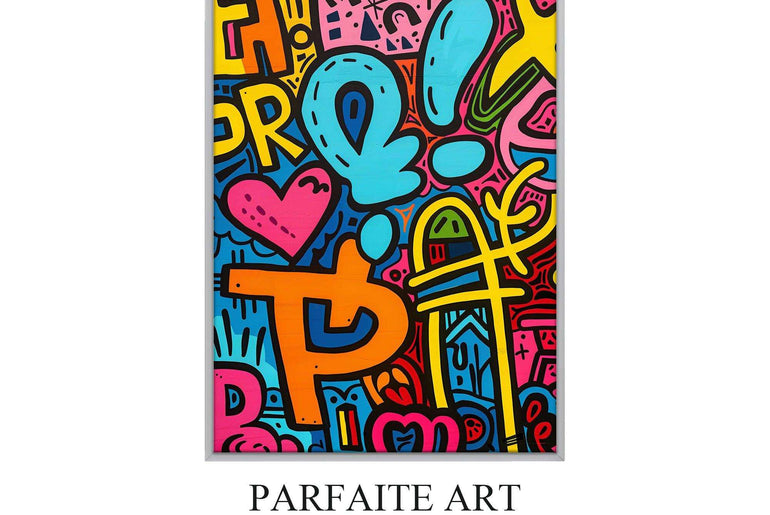 Pop Art, Wall Art,Framed Paper Prints,Poster PP 4 - ParfaiteArt