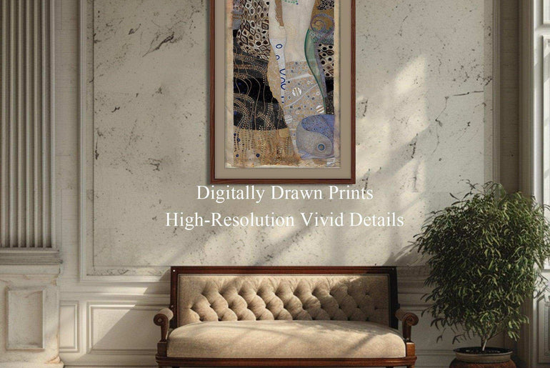 Symbolism,Klimt,Wall Art,Frame Fine Art Paper Print SF 2 - ParfaiteArt