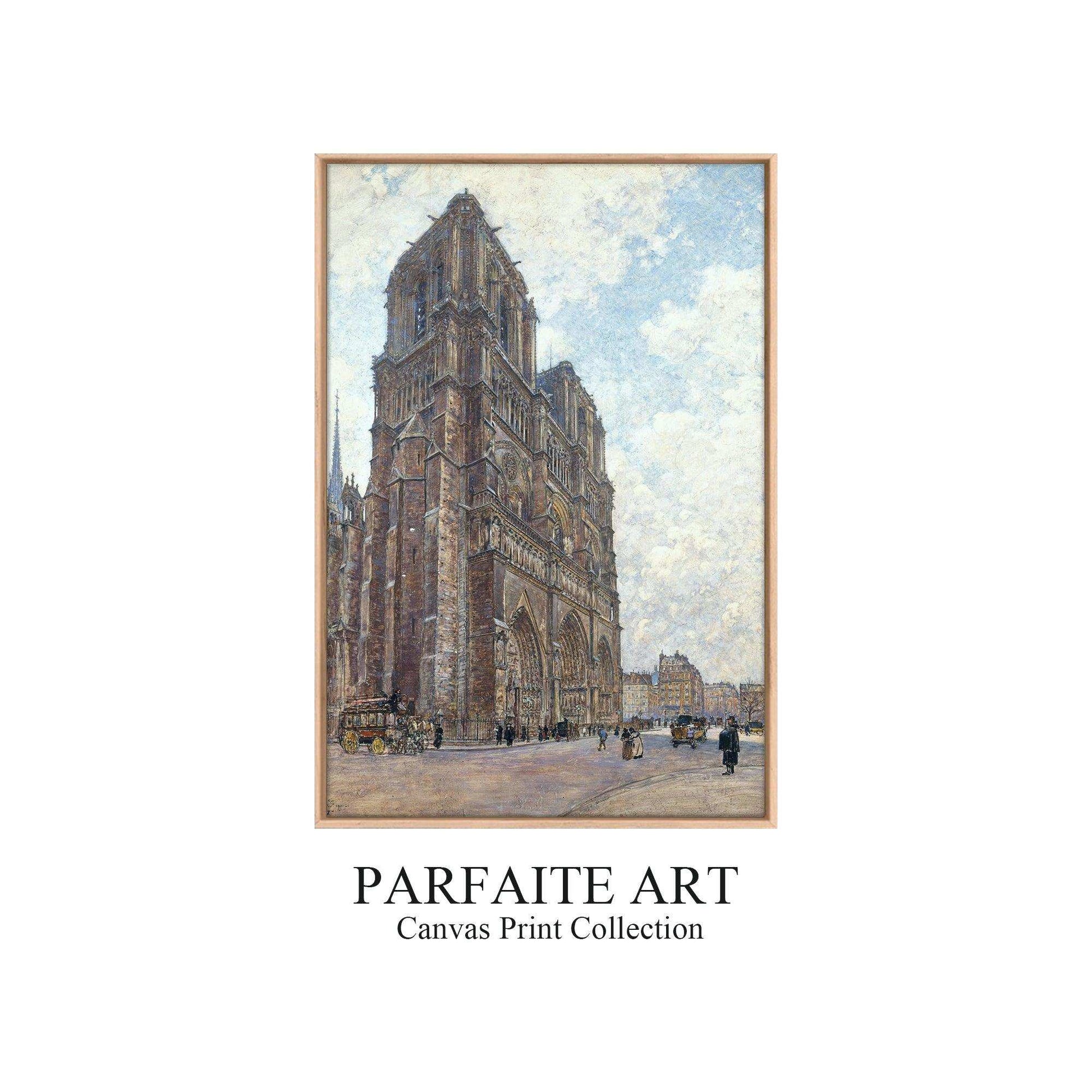 Giclée printed World Famous Paintings, Realistic Artworks and Architectural Landscapes on Printable Canvas #71 Oak