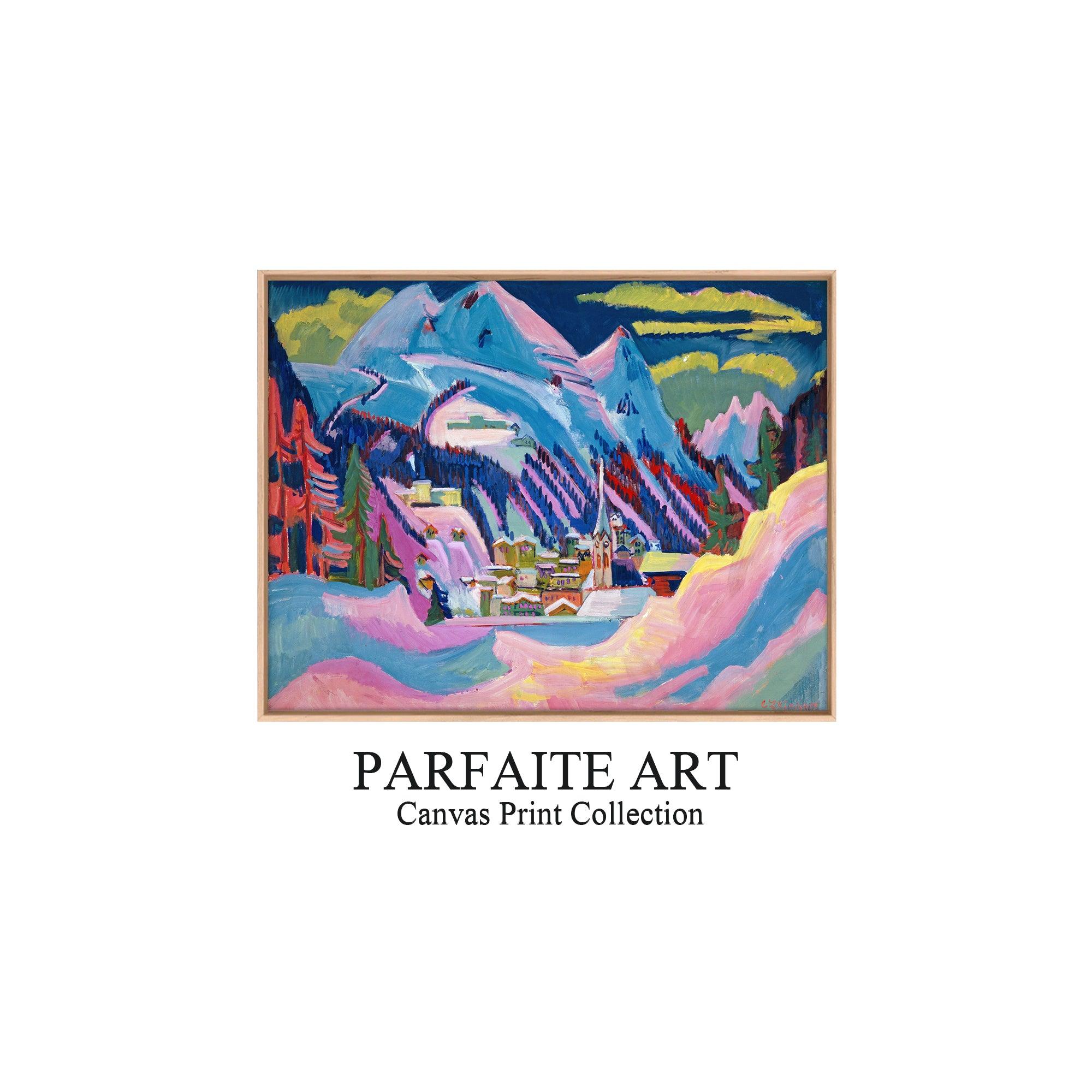 Fauvism,Wall Art,Canvas Print,Framed FC 5 - ParfaiteArt