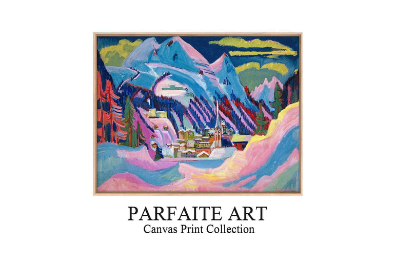 Fauvism,Wall Art,Canvas Print,Framed FC 5 - ParfaiteArt