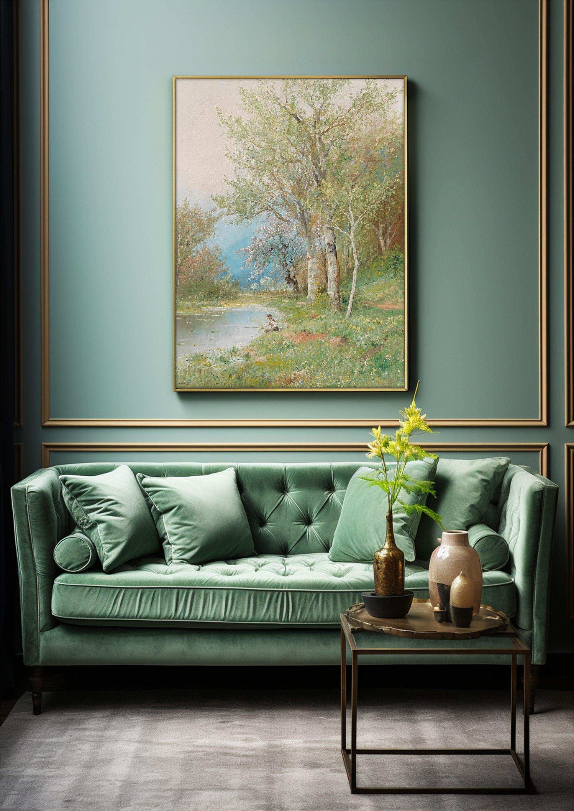 World Famous Landscape Canvas Prints - A Panorama of Elegance for Your Home，Wood Framed Canvas Prints