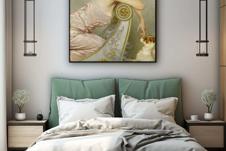 Romanticism,Wall Art,Canvas Print,Framed RC 14 - ParfaiteArt