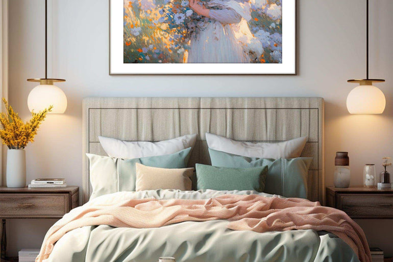 Impressionist Elegance: Timeless Woman Portrait - Vintage Wall Art Canvas for Home & Dining Decor，Digital Download file