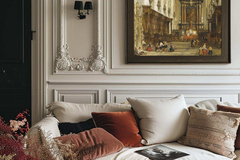 Famous landscape paintings,Vintage Canvas Painting Prints,World Famous Paintings Series，Framed canvas prints，Hotel Aisle Living Room Home Decor Art,Giclée Printing Technique