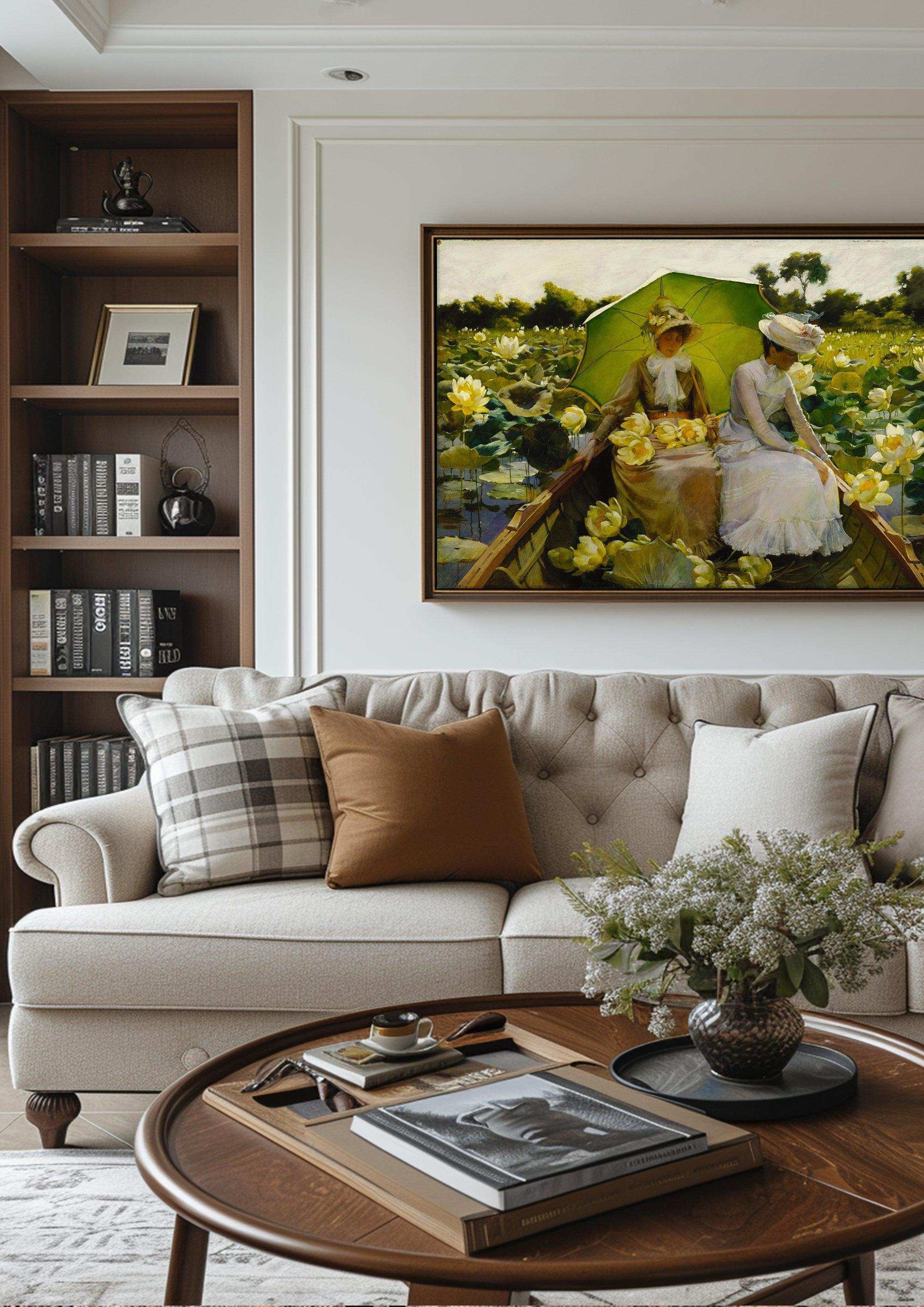 Romanticism,Wall Art,Canvas Print,Framed RC 8 - ParfaiteArt