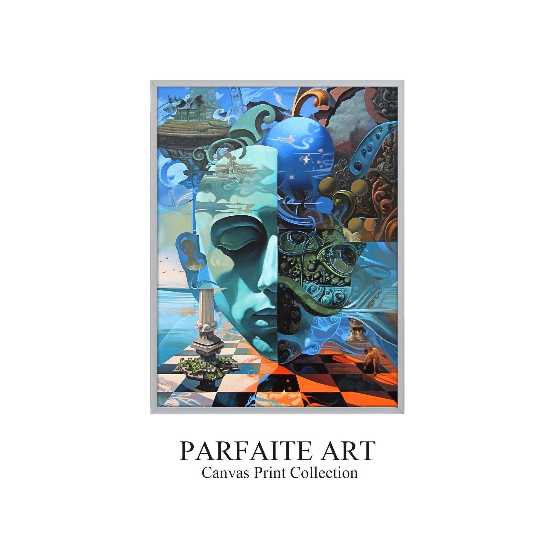 Surrealism,High-Quality Giclée Framed,Poster,Wall Art SPF 20 - ParfaiteArt