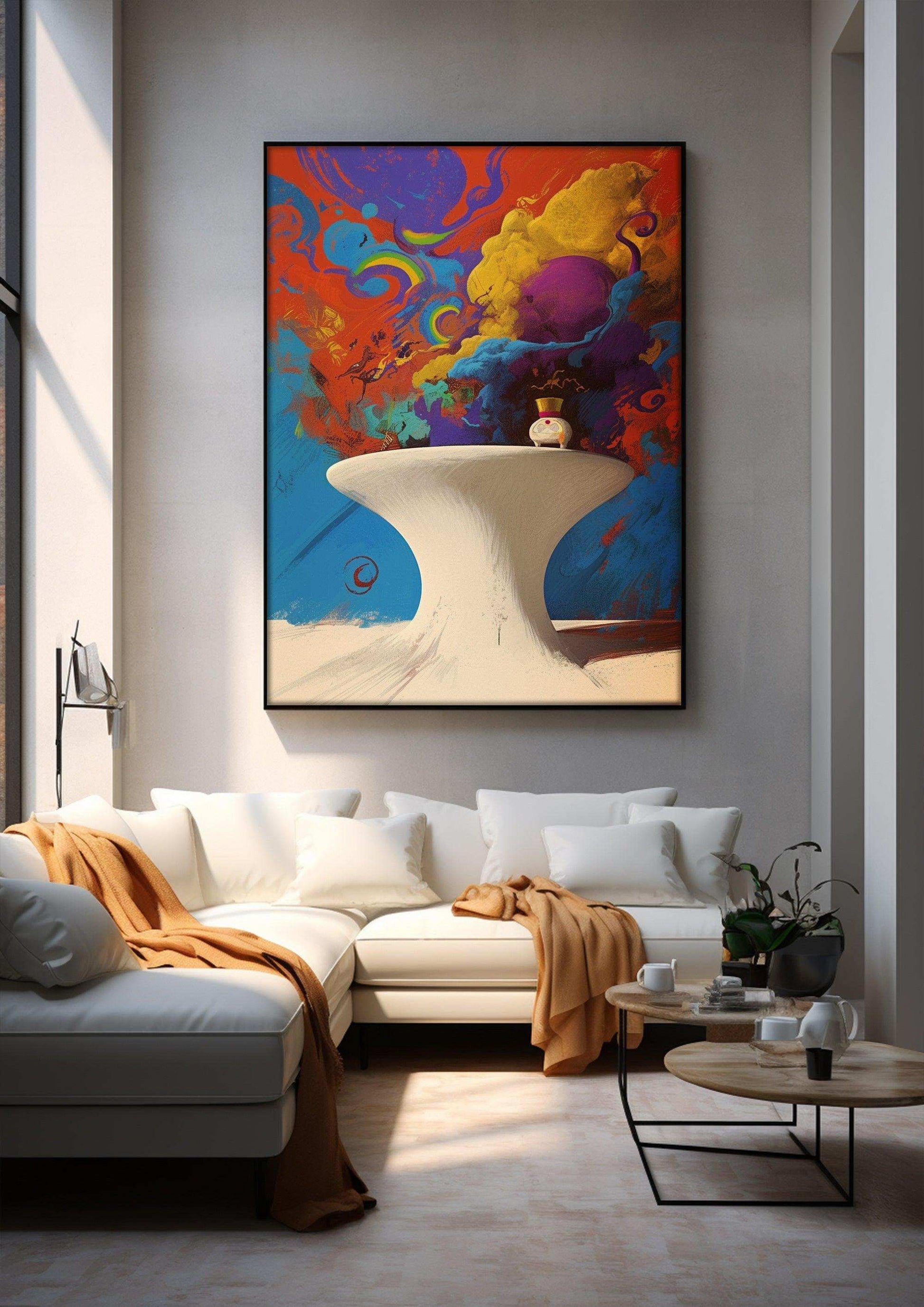 Surrealism,High-Quality Giclée Framed,Poster,Wall Art SPF 21 - ParfaiteArt