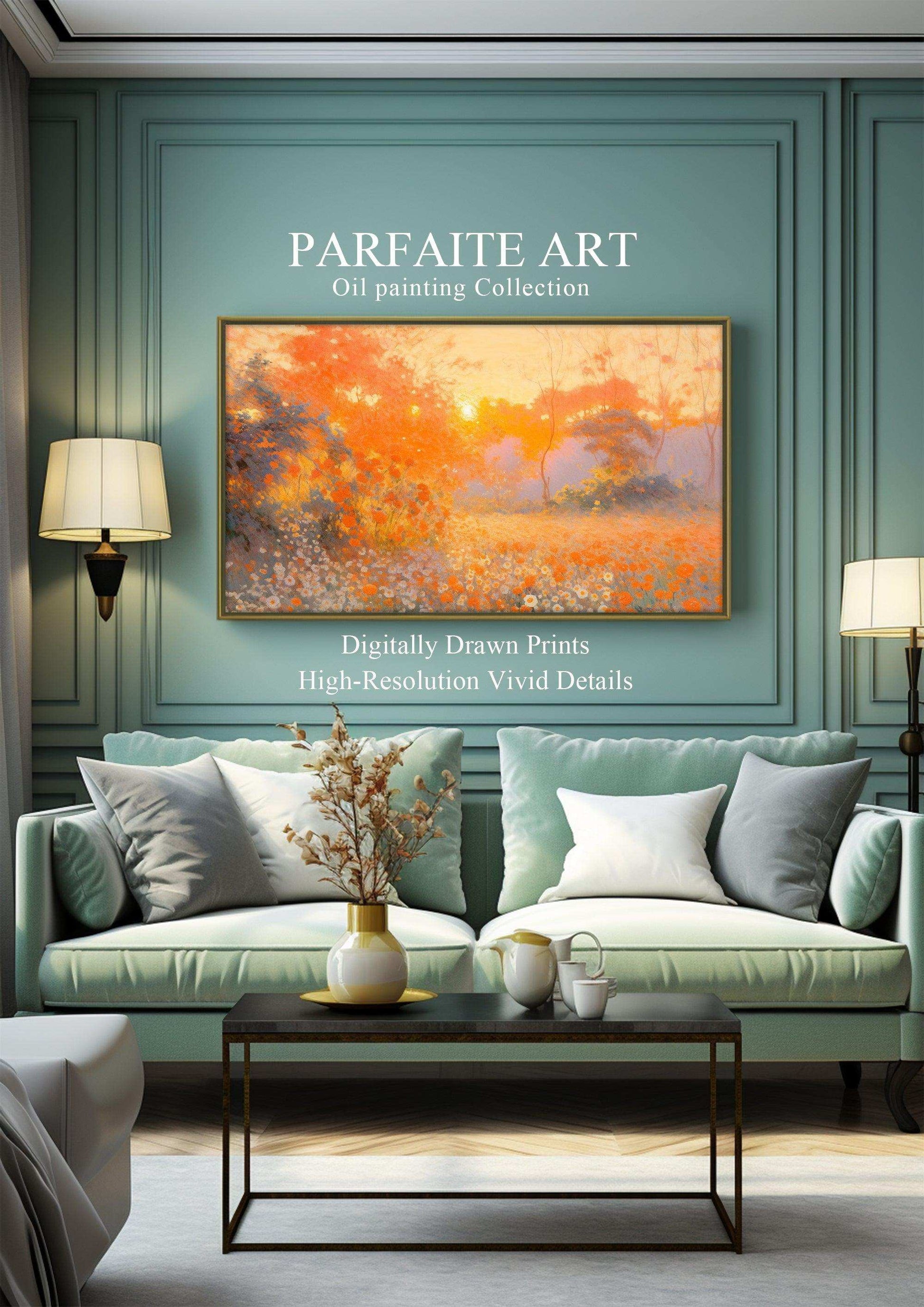 Impressionism Landscape| Vintage Wall Art Decor|Decorative Painting| Wall Art Canvas Print |Living Room, Dining Room|PRINTABLE Art |Digital Download