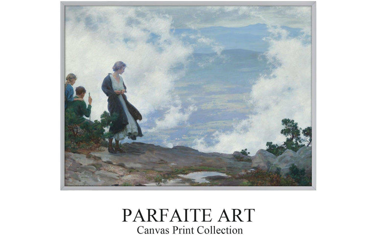 Romanticism,Wall Art,Canvas Print,Framed RC 2 - ParfaiteArt