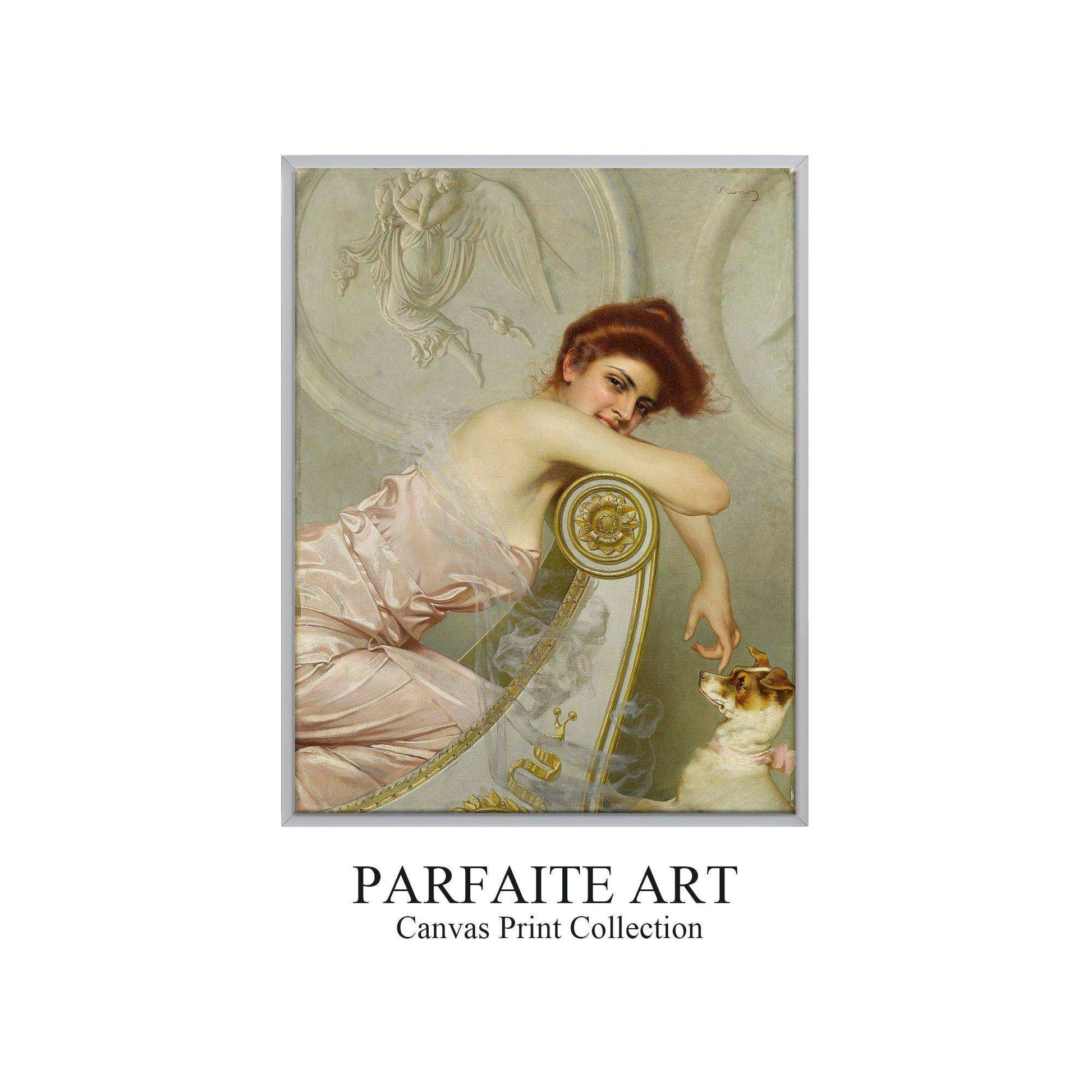 Romanticism,Wall Art,Canvas Print,Framed RC 14 - ParfaiteArt