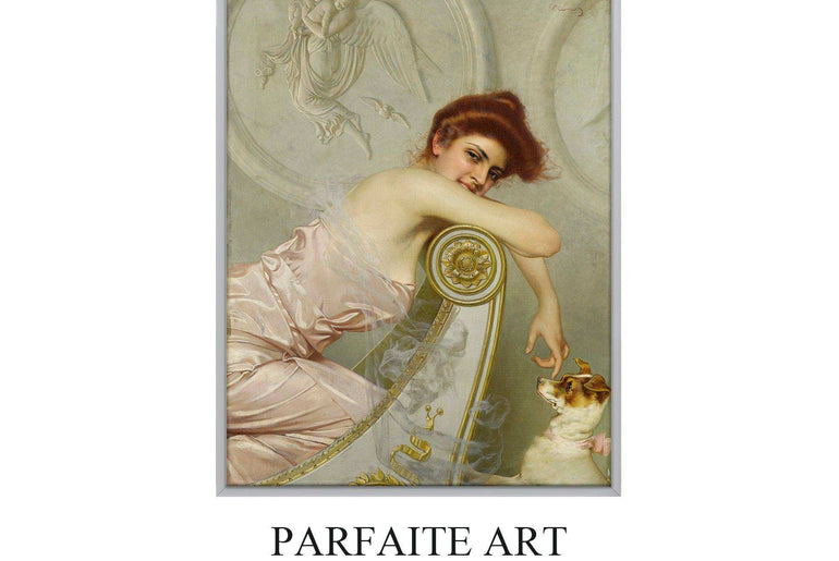 Romanticism,Wall Art,Canvas Print,Framed RC 14 - ParfaiteArt