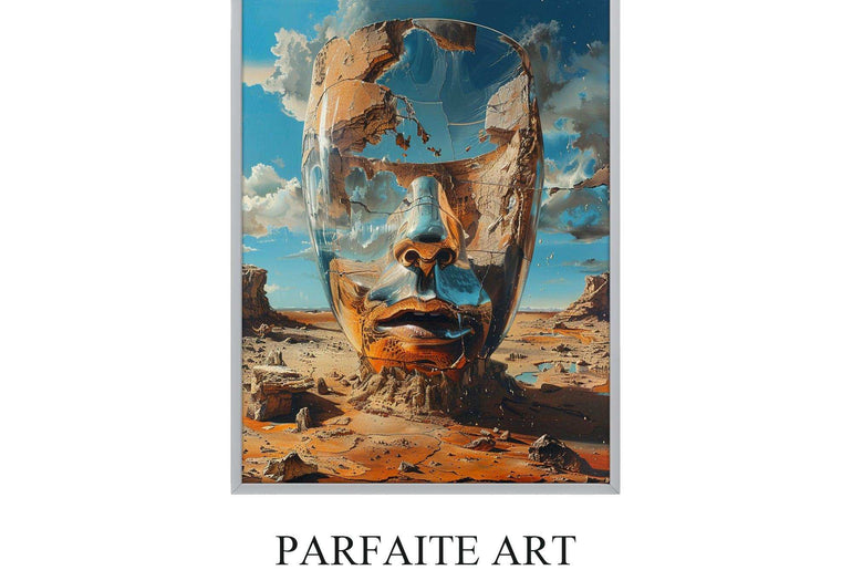 Surrealism,High-Quality Giclée Framed,Poster,Wall Art SPF 15 - ParfaiteArt