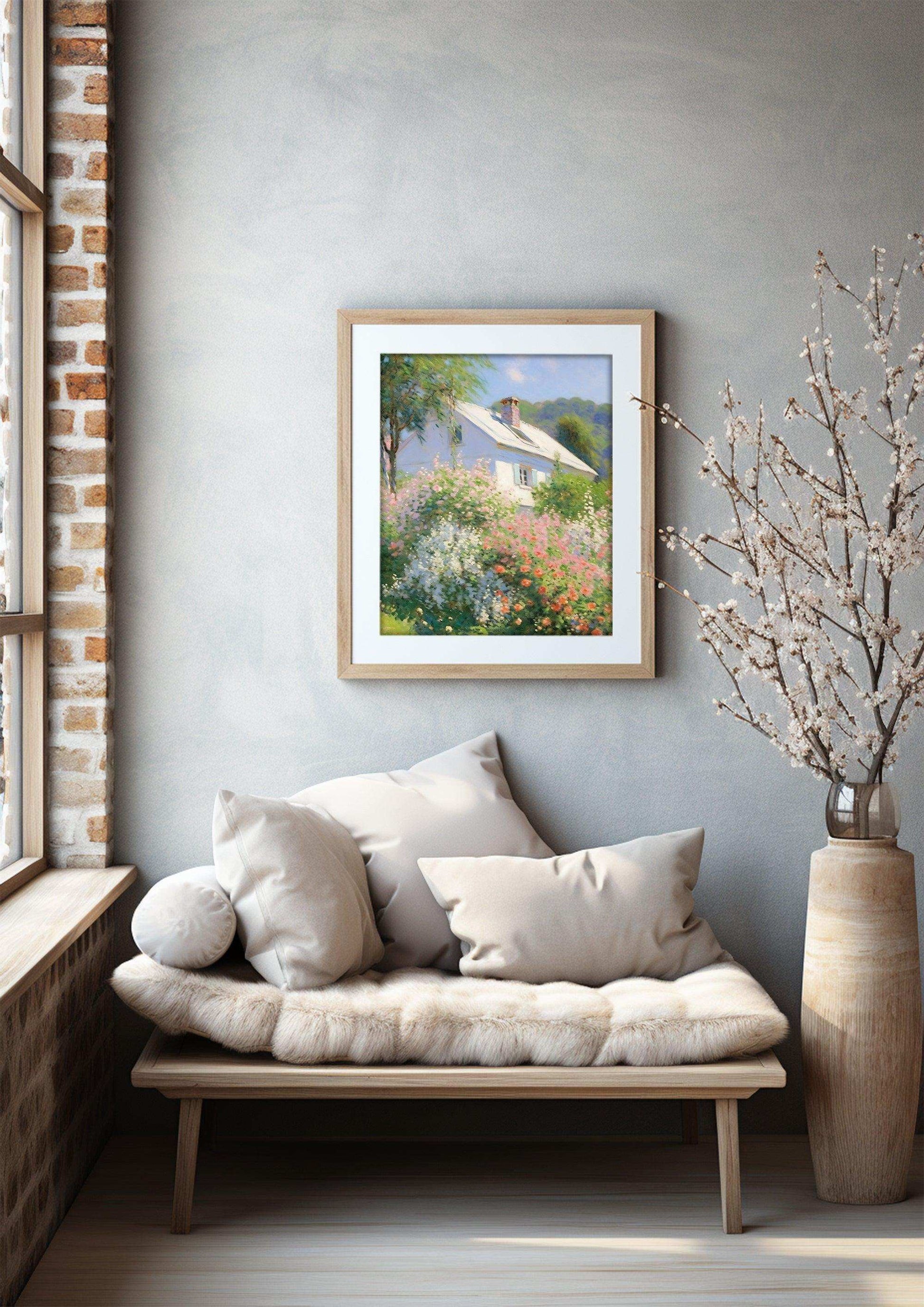 Landscape Impressionism | Vintage Wall Art |Art style Mounet |Moody Wall Decor |PRINTABLE Art |Digital Download