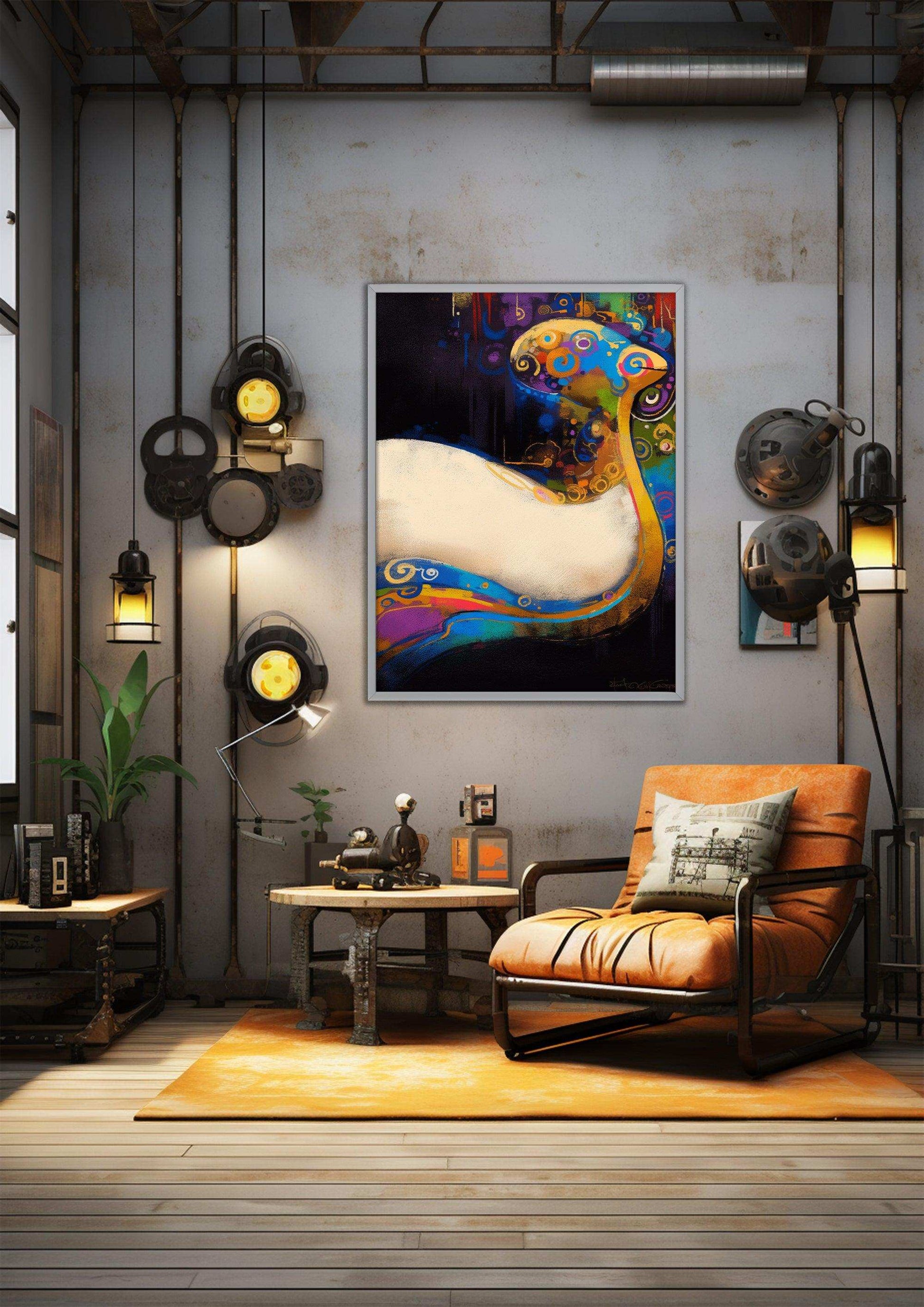 Surrealism,High-Quality Giclée Framed,Poster,Wall Art SPF 19 - ParfaiteArt