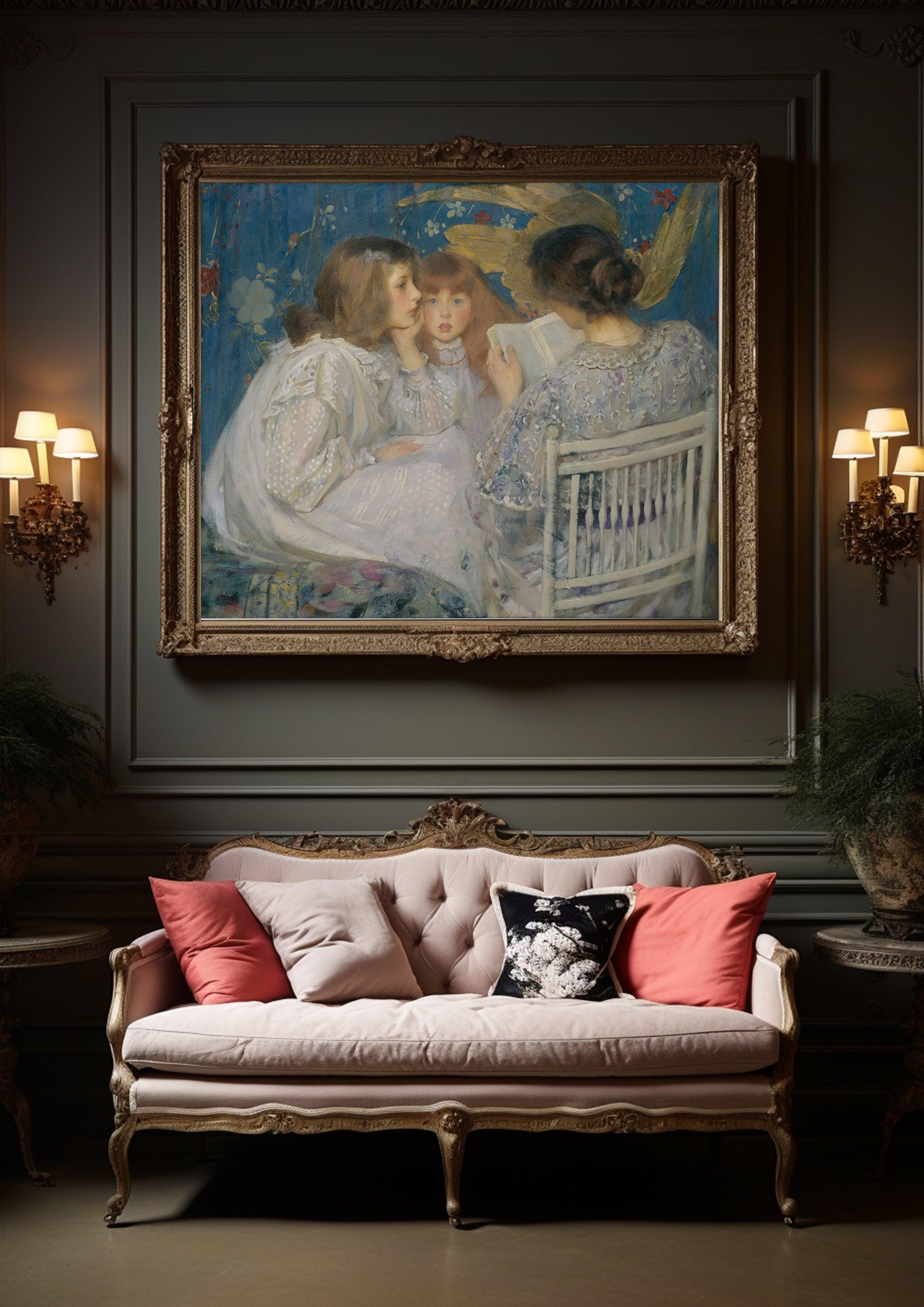 Romanticism,Wall Art,Canvas Print,Framed RC 7 - ParfaiteArt