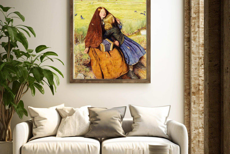 Romanticism,Wall Art,Canvas Print,Framed RC 16 - ParfaiteArt